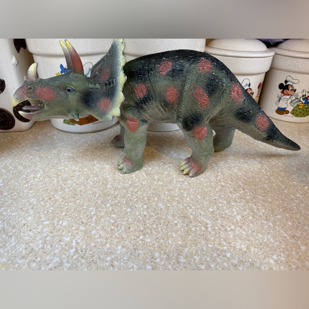 Toys R Us Maidenhead triceratops Jurassic Large Rubber Dinosaur